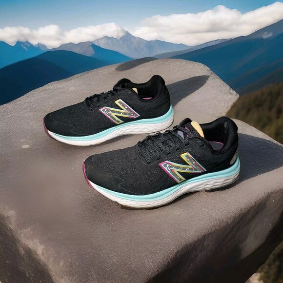 New Balance 680 Fresh Foam Women's Black Surf Running Shoes Size 8B W680NK7 - Picture 1 of 16